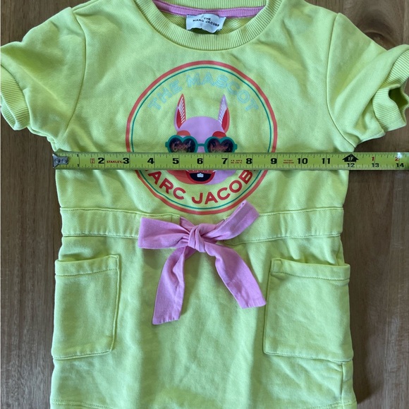 Marc Jacobs Lime Yellow Mascot Dress, size 4y - Picture 12 of 12